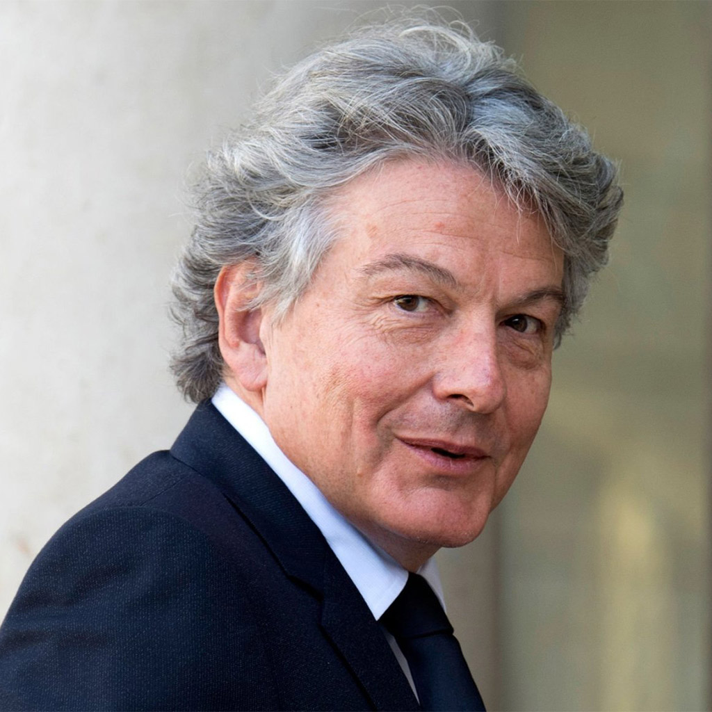 Ο Thierry Breton Επίτροπος Εσωτερικής Αγοράς, Βιομηχανικής και Ψηφιακής ...