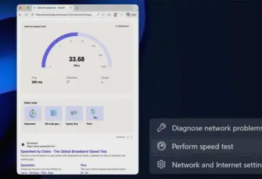 Το Speedtest ενσωματώνεται επίσημα στη γραμμή εργασιών των Windows 11