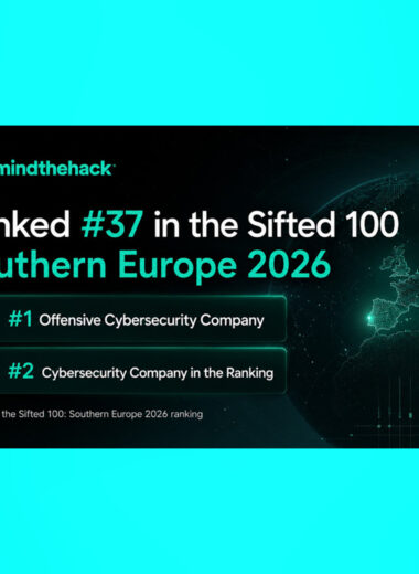 Η Mind The Hack κατατάχθηκε στη θέση #37 του Sifted 100: Southern Europe 2026