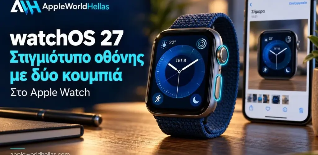 Στιγμιότυπο οθόνης Apple Watch: Πώς να το τραβήξετε